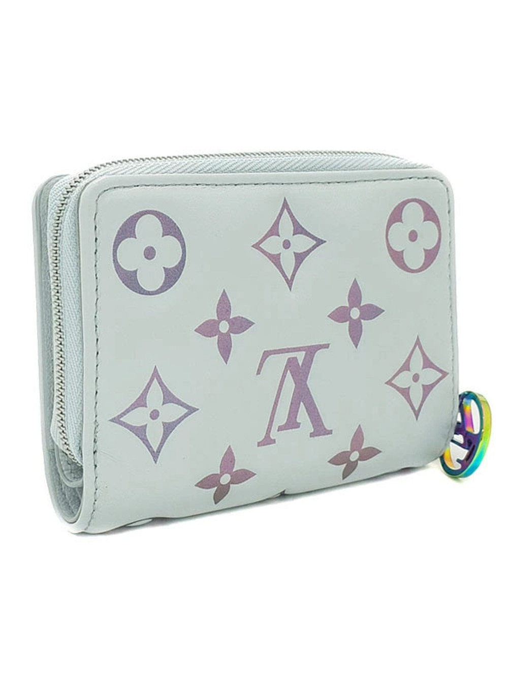 Louis Vuitton Bi fold Monogram Lou Portefeuille Short Wallet Brown